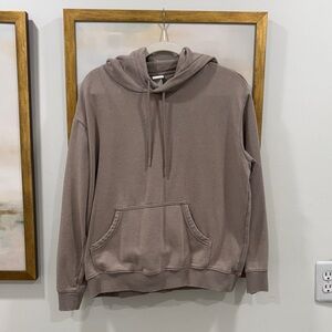 H&M Basics Neutral Hoodie M
